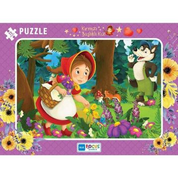 Blue Focus 72 Parça Kırmızı Başlıklı Kız Puzzle