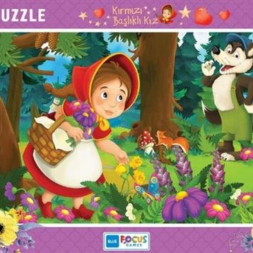 Blue Focus 72 Parça Kırmızı Başlıklı Kız Puzzle