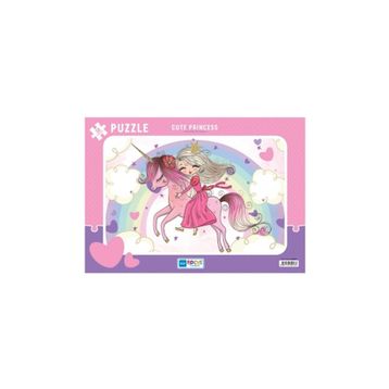 Blue Focus BF247 Sevimli Prenses 30 Parça Frame Puzzle