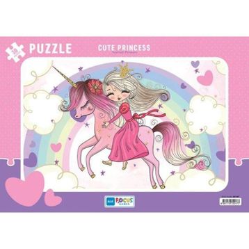 Blue Focus BF247 Sevimli Prenses 30 Parça Frame Puzzle