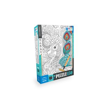 Blue Focus BF385 Tavuskuşu 150 Parça Boyanabilir Puzzle