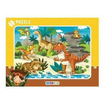 Blue Focus Dinosaurs Dinozorlar 72 Parça Puzzle