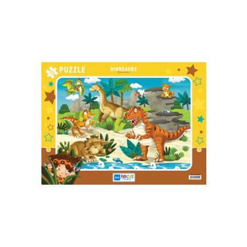 Blue Focus Dinosaurs Dinozorlar 72 Parça Puzzle