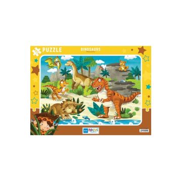 Blue Focus Dinosaurs Dinozorlar 72 Parça Puzzle