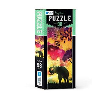 Blue Focus Elephant 98 Parça Puzzle