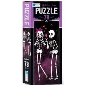 Blue Focus Skeleton Love 78 Parça Puzzle