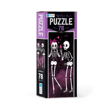Blue Focus Skeleton Love 78 Parça Puzzle