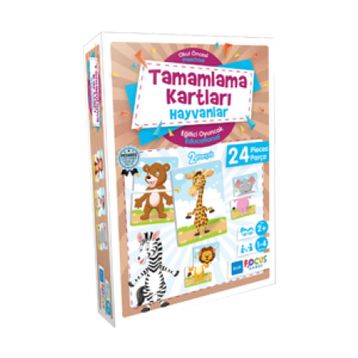 Blue Focus Tamamlama Kartları - Hayvanlar