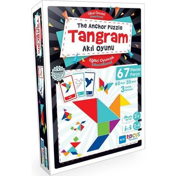 Blue Focus Tangram - The Anchor Puzzle