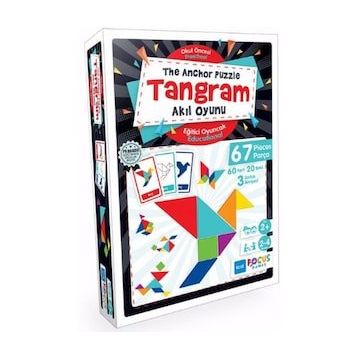 Blue Focus Tangram - The Anchor Puzzle