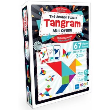 Blue Focus Tangram - The Anchor Puzzle