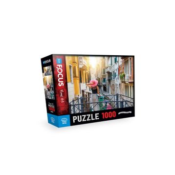 Blue Focus Traveller Woman 1000 Parça Puzzle