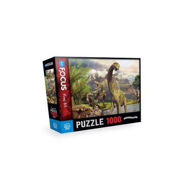 Blue Focus World Of Dınosaurs 1000 Parça Puzzle