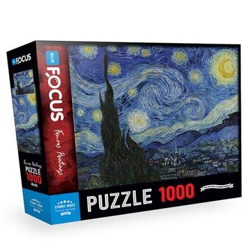Blue Focus Yıldızlı Geceler 1000 Parça Puzzle