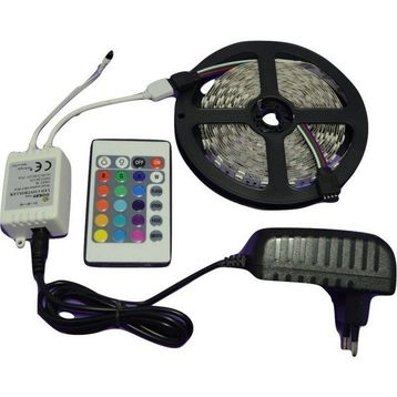 Blue Lighting 5 mt Animasyonlu Tak Çalıştır Kumandalı Trafolu RGB Şerit Led Aydınlatma