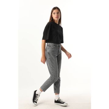 Blue White BW-0007 Açık Gri Kadın Jeans
