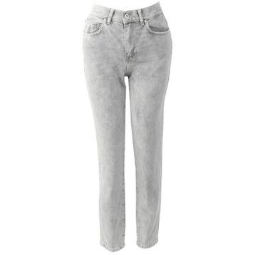 Blue White BW-0007 Açık Gri Kadın Jeans