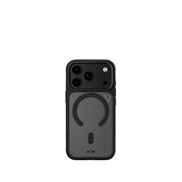 Blueo Frosted Anti-slip Iphone 17 Pro Max Siyah Magsafe Uyumlu Silikon Telefon Kılıfı