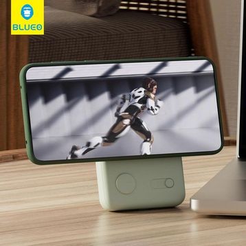 Blueo Kablosuz Standlı Şarj 10.000 mAh Yeşil Powerbank