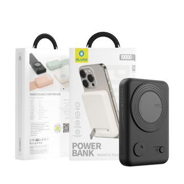Blueo Kablosuz Standlı Şarj 10.000 mAh Yeşil Powerbank