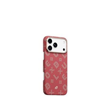 Blueo Mr. Gorilla Iphone 17 Pro Max Magsafe Uyumlu Aramid Fiber Kırmızı Telefon Kılıfı