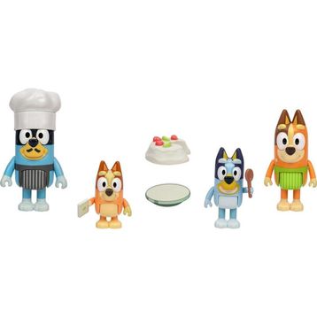 Bluey Let's Play Chef Pavlova 4'lü Oyuncak Figür
