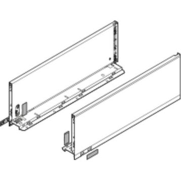 Blum 770C5002S 500 mm Legrabox Pure C Gri Çekmece Yanı
