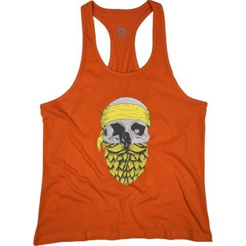 Bluu Arphax Turuncu Fitness Gym Tank Top Erkek Sporcu Atleti