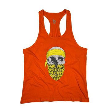 Bluu Arphax Turuncu Fitness Gym Tank Top Erkek Sporcu Atleti