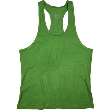 Bluu Basic Fıstık Yeşili Fitness Gym Tank Top Erkek Sporcu Atleti