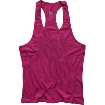 Bluu Basic Fuşya Fitness Gym Tank Top Erkek Sporcu Atleti