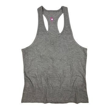 Bluu Basic Gri Fitness Gym Tank Top Erkek Sporcu Atleti