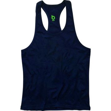 Bluu Basic Lacivert Fitness Gym Tank Top Erkek Sporcu Atleti