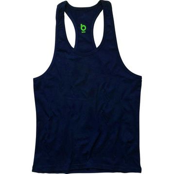 Bluu Basic Lacivert Fitness Gym Tank Top Erkek Sporcu Atleti