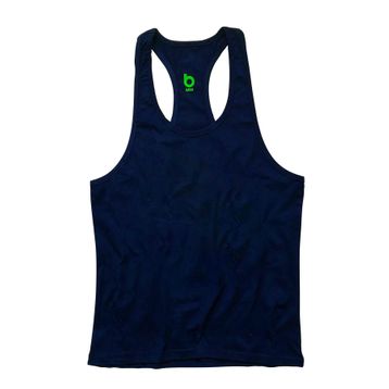 Bluu Basic Lacivert Fitness Gym Tank Top Erkek Sporcu Atleti