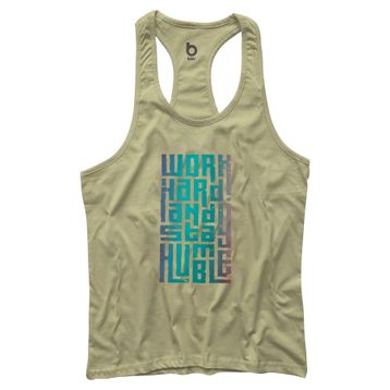 Bluu HMBLE Mor Fitness Gym Tank Top Erkek Sporcu Atleti