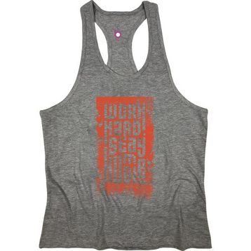 Bluu HMBLW Gri Fitness Gym Tank Top Erkek Sporcu Atleti