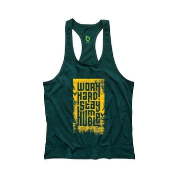 Bluu HMBLW Siyah Beyaz Fitness Gym Tank Top Erkek Sporcu Atleti