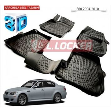 Bmw 5 Serisi E60 2004-2010 3D Havuzlu Paspas