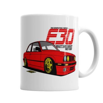 Bmw E30 Porselen Kupa Bardak