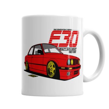 Bmw E30 Porselen Kupa Bardak