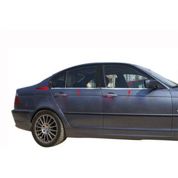 Bmw E46 1998-2005 4 Parça Krom Cam Çıtası