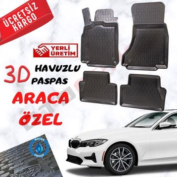 Bmw E90 2005-2012 3D Havuzlu Paspas