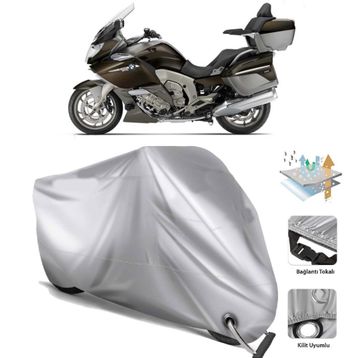 Bmw K 1600 GTL Arka Çanta Uyumsuz Ultra Kalın Su Geçirmez Motor Brandası