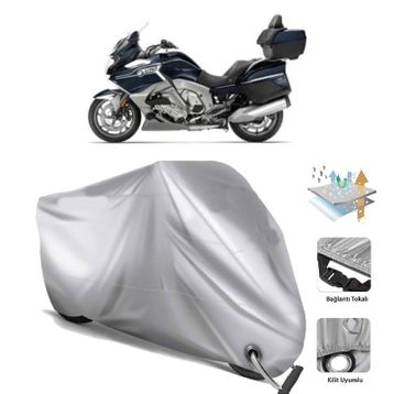 Bmw K 1600 GTL Arka Çanta Uyumsuz Ultra Kalın Su Geçirmez Motor Brandası