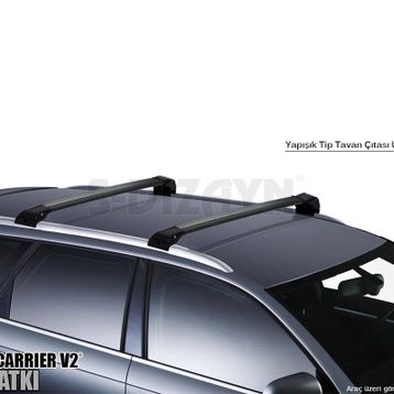 Bmw X1 2010 Üzeri Siyah Wingcarrier Ara Atkı