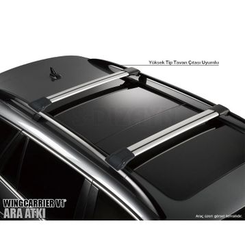 Bmw X5 2004-2007 Gri Wingcarrier Ara Atkı