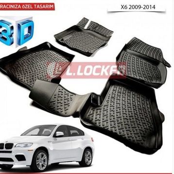 Bmw X6 2008-2012 3D Havuzlu Paspas