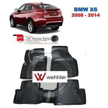 Bmw X6 2008-2012 3D Havuzlu Paspas
