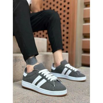 Boa BA0235 İki Çizgili Füme Erkek Günlük Ayakkabı